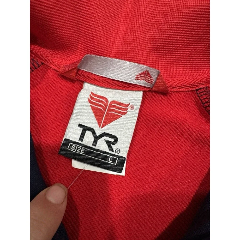 TYR Warm-Up Freestyle USA  All American Youth Large Jacket NWT